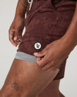 Kore Short Lined 7" | Dark Burnt Sienna Earth